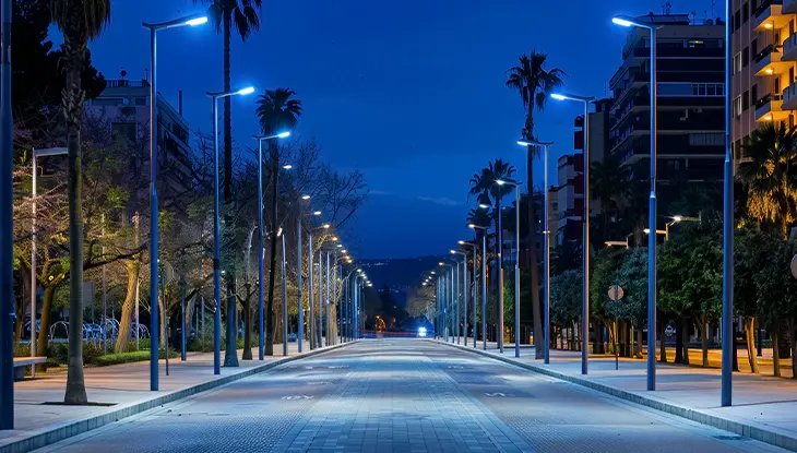 Signboards and Streetlights